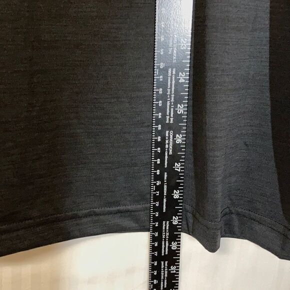 Croft &Barrow Men’s large Polo shirt, gray,wicking - Picture 3 of 6